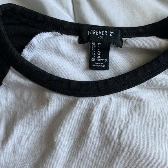 F21 Reglan Short Sleeve Baseball tee Men’s XL - Picture 3 of 4